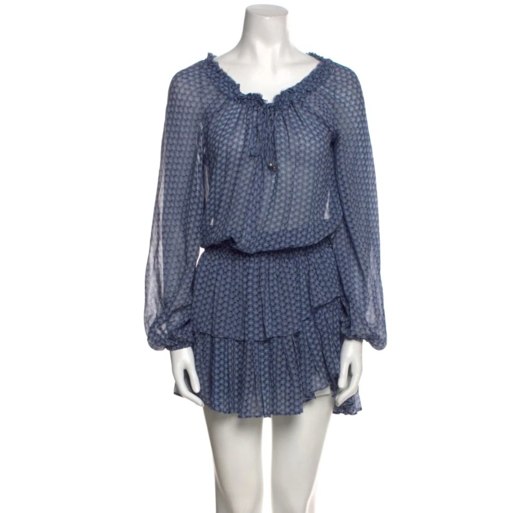 Blue Silk LoveShackFancy Dress